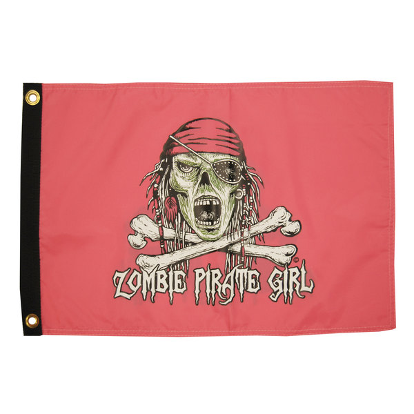 Taylor Made Taylor Made 1611 Novelty Flag - Zombie Pirate Girl 1611